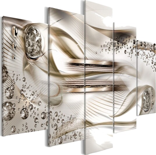 Bilde Underwater Harp 5 Parts Wide Brown 200x100 Artgeist sp. z o. o.