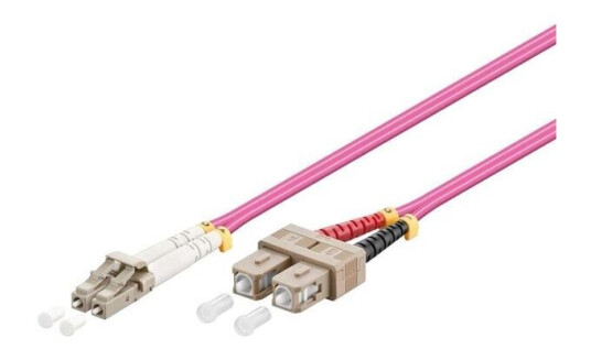 Fiber Optical LC - SC OM4 - 0.5m