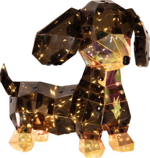 LED Magic Hund Dekorasjon