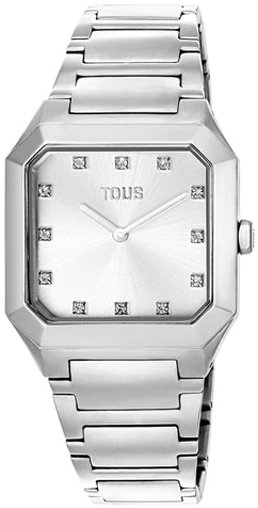 Tous Dameklokke 200351050 Classic Sølvfarget/Stål 32x34 mm Tous Dameklokke 200351050 Classic Sølvfarget/Stål 32x34 mm