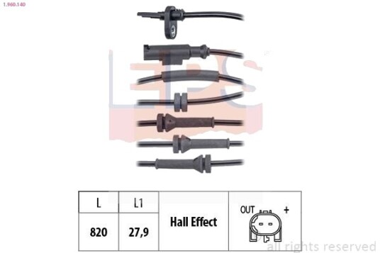 EPS 1.960.140 Sensor ABS EPS 1.960.140 Sensor ABS
