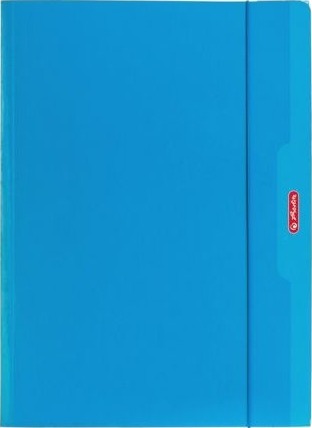Herlitz A4 Mappe Med Strikk Blå Color Blocking 174044 Herlitz A4 Mappe Med Strikk Blå Color Blocking 174044