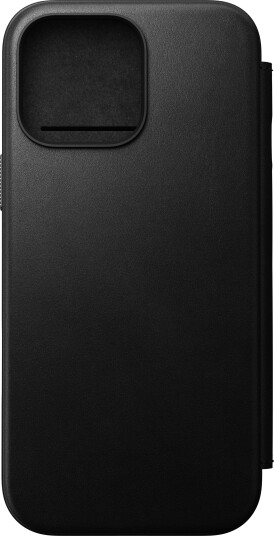Nomad Modern Leather Folio for iPhone 16 Pro Max - Svart med MagSafe