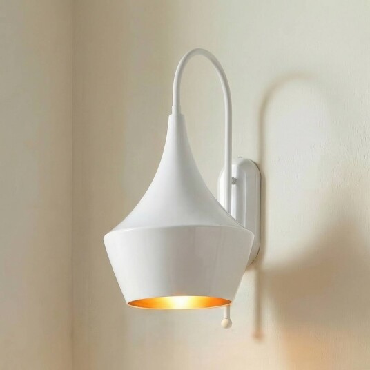 Vegglampe Olaf ROYALTECH dimbar Hvit / opal Stue / spisestue Metall