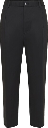 Calvin Klein Tapered Pltd Sateen Chino Trouse Black 38 x 30