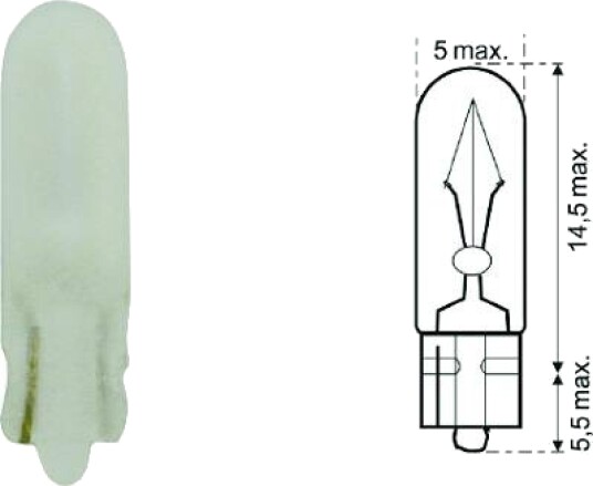DIEDERICHS LID10086 Lyspære, instrumentbelysning