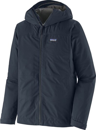 Patagonia M's Boulder Fork Rain Jkt Smolder Blue M