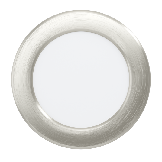 Eglo FUEVA 5 RECESSED Børstet stål 117 mm diameter 26 mm høyde