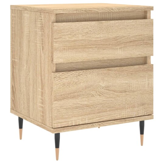 Nattbord 2 stk sonoma eik 40x35x50 cm konstruert tre 8721012110427