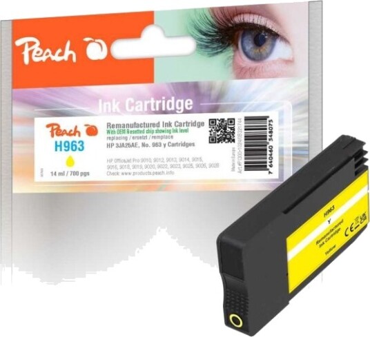 Peach 3JA25AE gul blekkpatron 14 ml