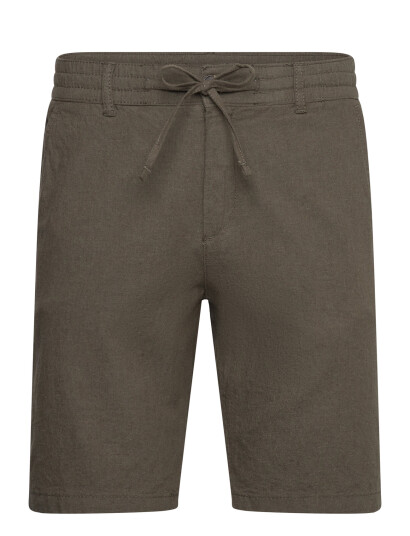 Lindbergh Linen Shorts - Khaki green - L