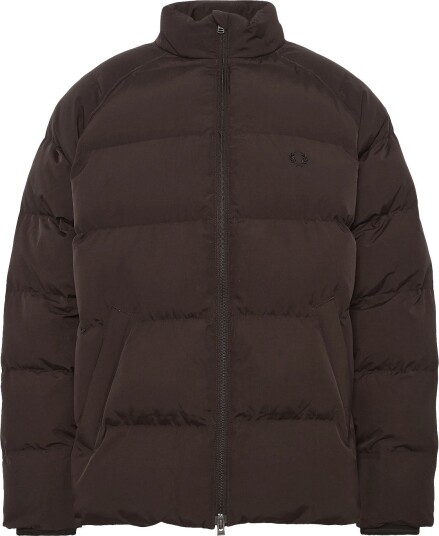 Fred Perry Raglan Sleeve Padded Jacket   RICH BROWN   M