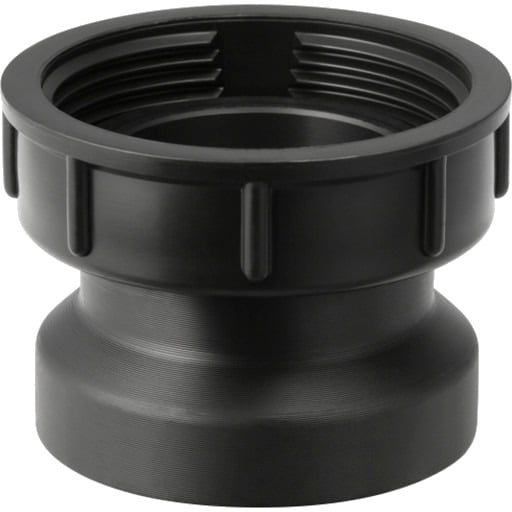 50 mm x 2" koblingsstykke svart PEH Geberit
