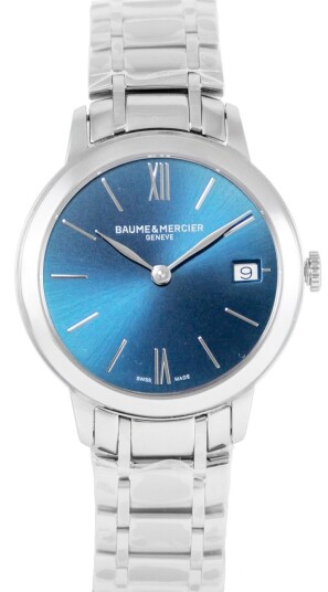 Baume & Mercier Dameklokke M0A10477 Classima Blå/Stål Ø31 mm