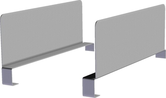 Lundbergs Bokstøtte Lundbergs Wide Hvit 300x100 mm 72162