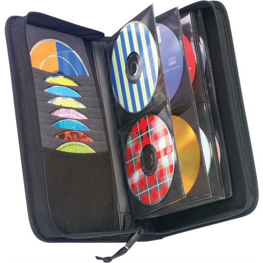 CD-DVD-mappe til 72 discer - Case Logic CD-mappe