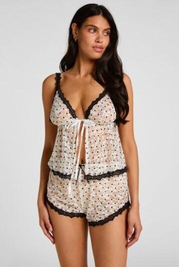 Hunkemöller Blonde Shorts Dolly Hvit
