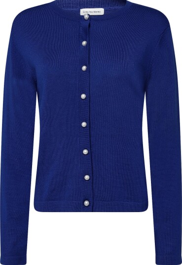 Newhouse Paris Pearl Cardigan Blue L