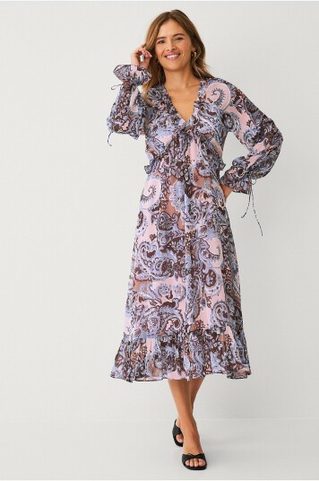 Mango - Kjole Dress Ramona - Blå Mango - Kjole Dress Ramona - Blå