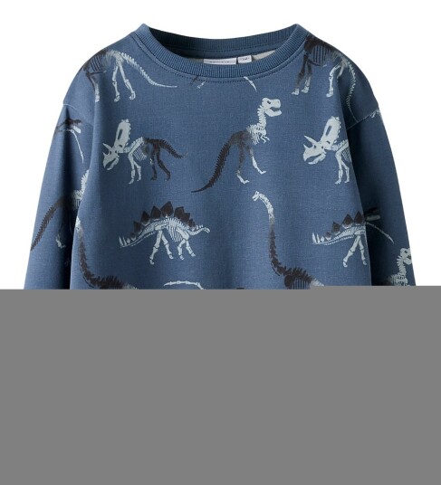 Name It Collegegenser NmmFabia Vintage Indigo Name It 4 år 104 Collegegenser Blå