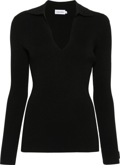 Calvin Klein Dame Strikkevarer Svart M,