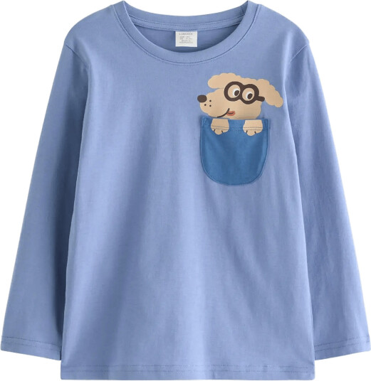 Lindex Long Sleeved Top Blue 110