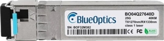 Blueoptics Bo04q27640d-Bo Fiber Optisk 25000 Mbit/S Sfp28 Lc Bx-U 1270 Nm