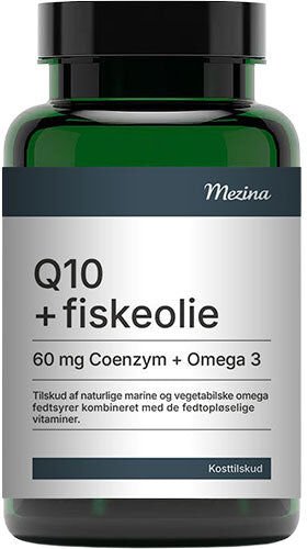 Mezina Q10 + Fiskeolie 60 KAP Mezina Q10 + Fiskeolie 60 KAP
