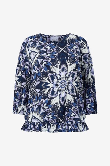 Zhenzi Bluse Zh anais 1201 3/4 Blå
