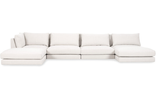 Soffadirekt LYON Sofa Stor Vendbar Hvit Soffadirekt LYON Sofa Stor Vendbar Hvit