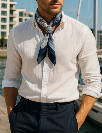 edd. Bandana - Navy - ONE SIZE