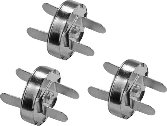 NEODYMIUM MAGNETLÅS KROM Ø18,5 MM