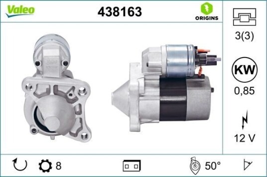 VALEO 438163 Starter VALEO 438163 Starter