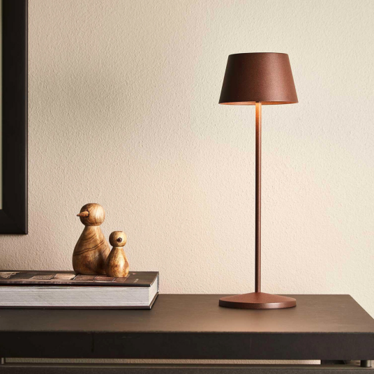 Modi bordlampe oppladbar IP65 - Corten