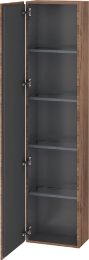 Duravit L-Cube Høyskap m/1 dør 400x1760x243 mm Valnøtt Natur
