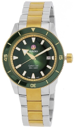 Rado Herreklokke R32138303 Captain Cook Grønn/Stål Ø42 mm