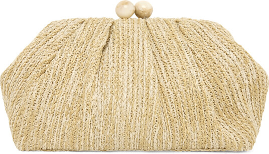 SUI AVA Saint Tropez Clutch Beige ONE SIZE