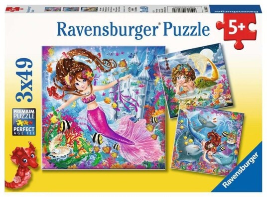 Ravensburger Charming Mermaids 3x49p Ravensburger Charming Mermaids 3x49p