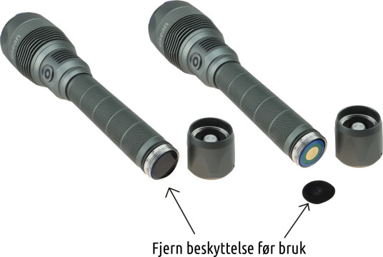 Osean Fokus 1000   LED Stavlykt   1000 Lumen   Oppladbar
