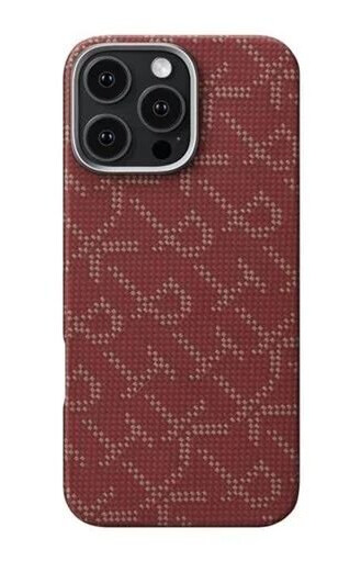 PITAKA Tactile Woven Case PTK Red/Gold - iPhone 16 Pro