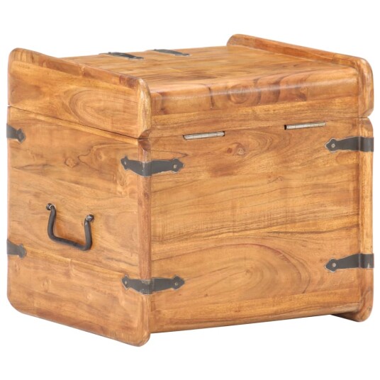 vidaXL Kiste 40x40x40 cm heltre akasie vidaXL Kiste 40x40x40 cm heltre akasie