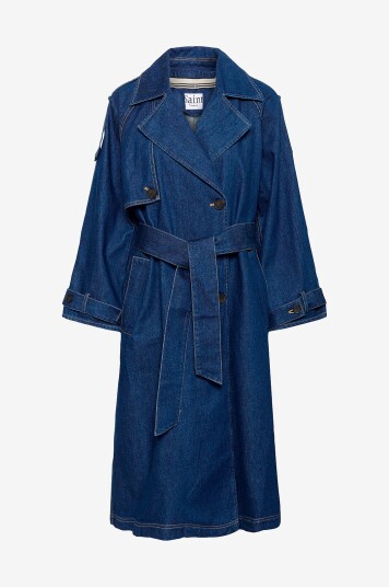 Saint Tropez Dongerijakke Denim Blå Saint Tropez Dongerijakke Denim Blå
