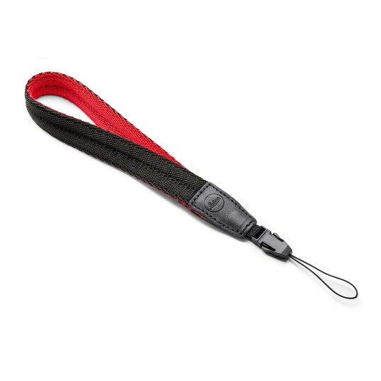 Leica SOFORT Wrist Strap Fabric Black/Red Leica SOFORT Wrist Strap Fabric Black/Red