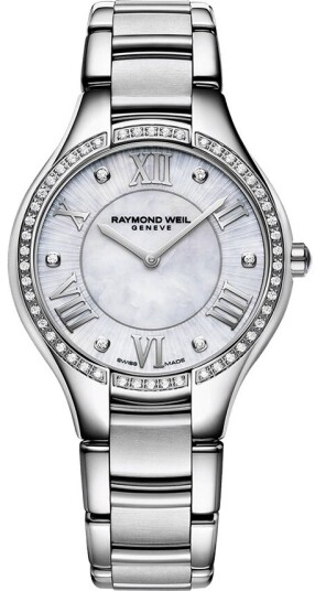 Raymond Weil Dameklokke 5132 S2S 00966 Noemia Hvit/Stål Ø32 mm