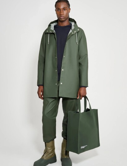 Stutterheim Stockholm Lightweight Green Green XS Stutterheim Stockholm Lightweight Green Green XS