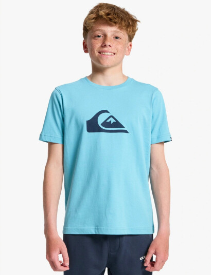 Quiksilver Ev Comp Logo Ss Youth Blue 176 Quiksilver Ev Comp Logo Ss Youth Blue 176