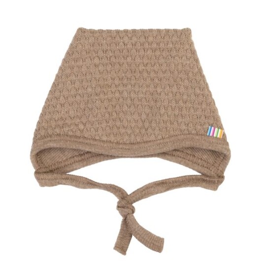 Joha Cotton Knit lue   mørk beige   50 cm   1 2 år