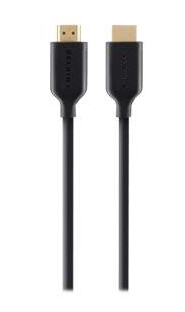 Belkin High Speed HDMI Cable with Ethernet - HDMI-kabel med Ethernet - 1 m Belkin High Speed HDMI Cable with Ethernet - HDMI-kabel med Ethernet - 1 m