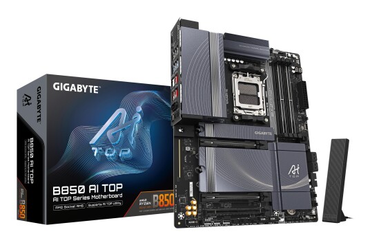 Gigabyte B850 AI TOP Hovedkort ATX med AMD AM5 og DDR5