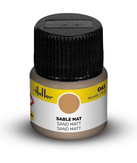 Heller Akryl No 63 Sand - Matt 12ml